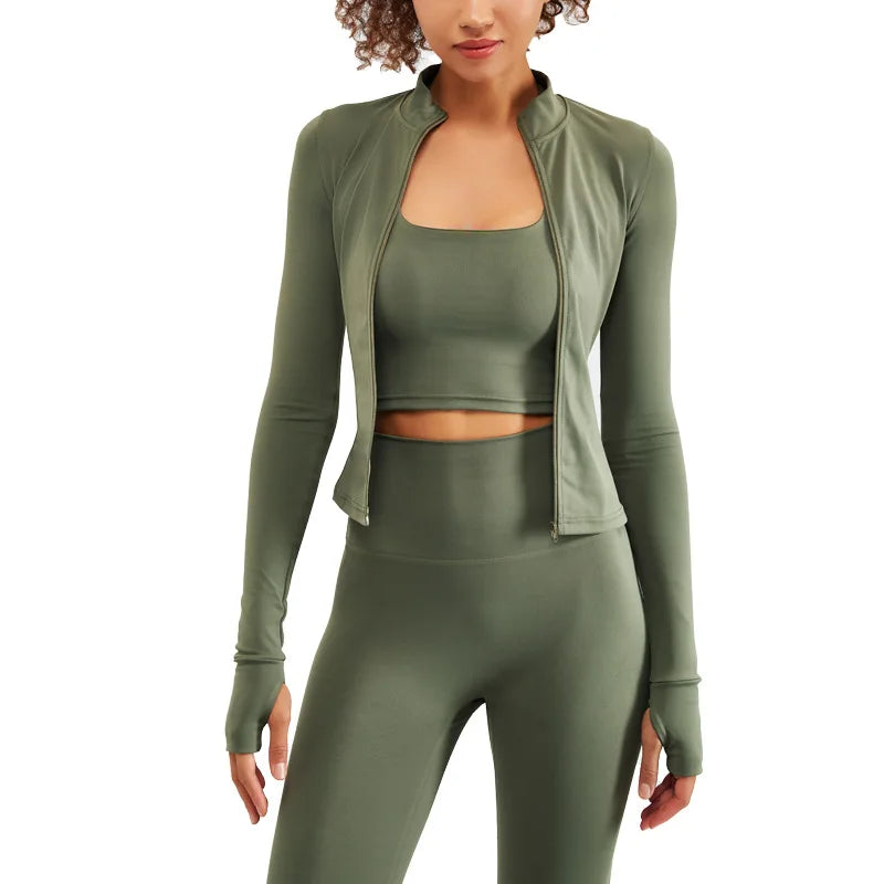 2/3PCS Soft Breathable High Waist Sportwear Set