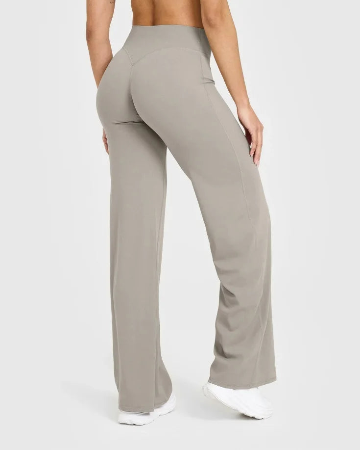 Straight-Leg Ultra Soft Butter Fabric. Mid-Waist Leggings