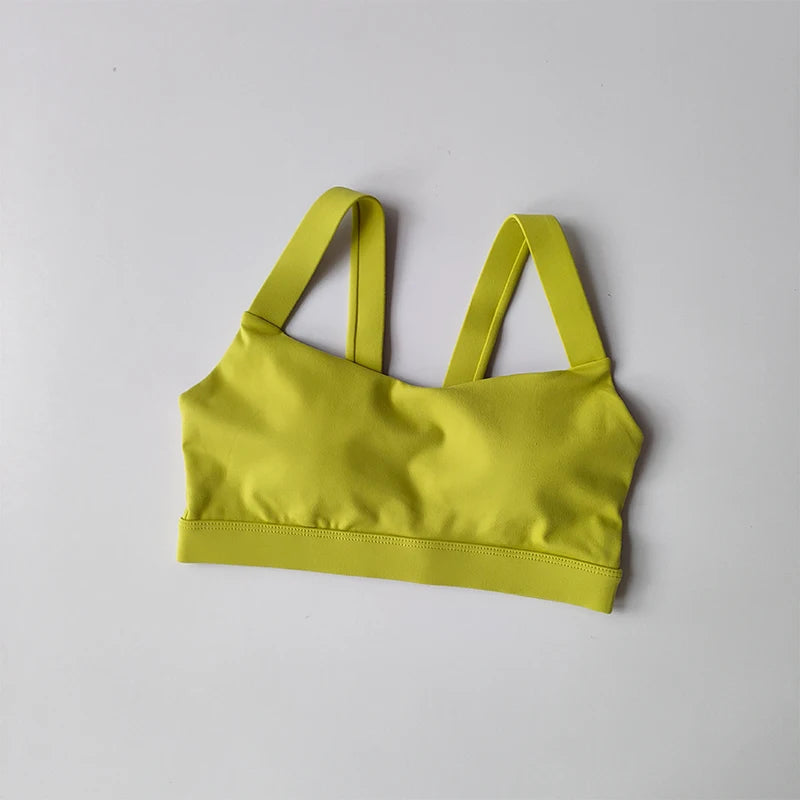 2PC Seamless Workout Push Up-bra and High-Waist Leggings set