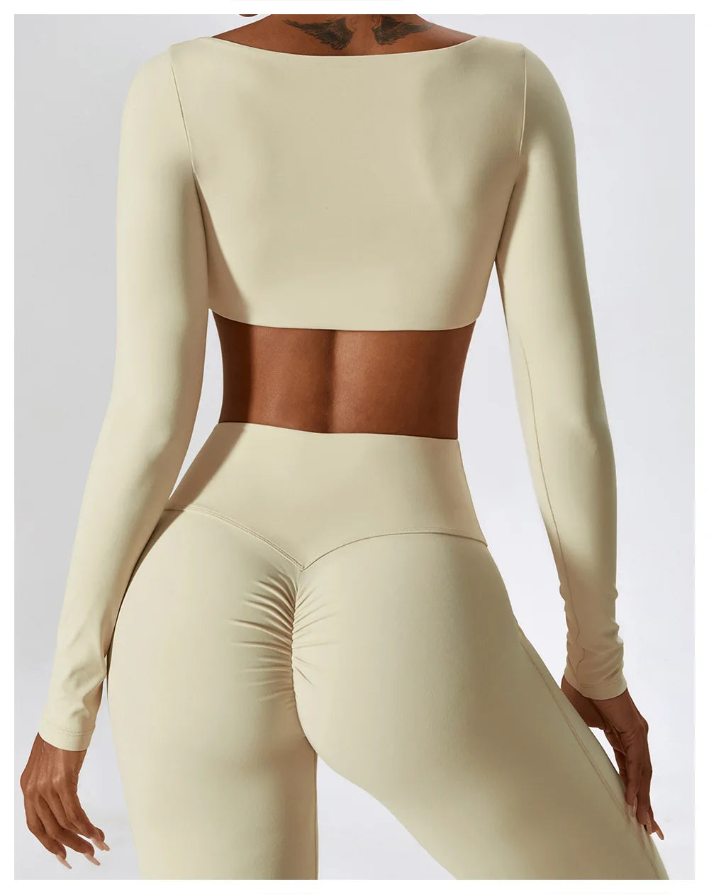Cutesy Long Sleeve Crop Top