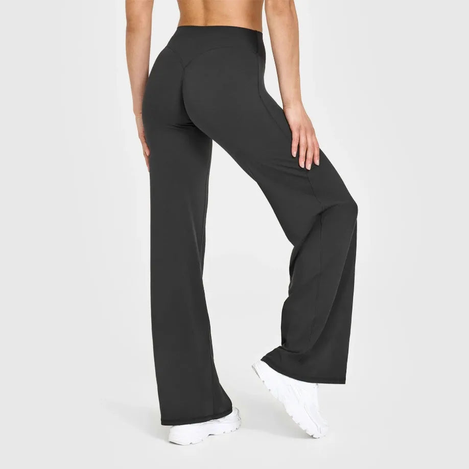Straight-Leg Ultra Soft Butter Fabric. Mid-Waist Leggings