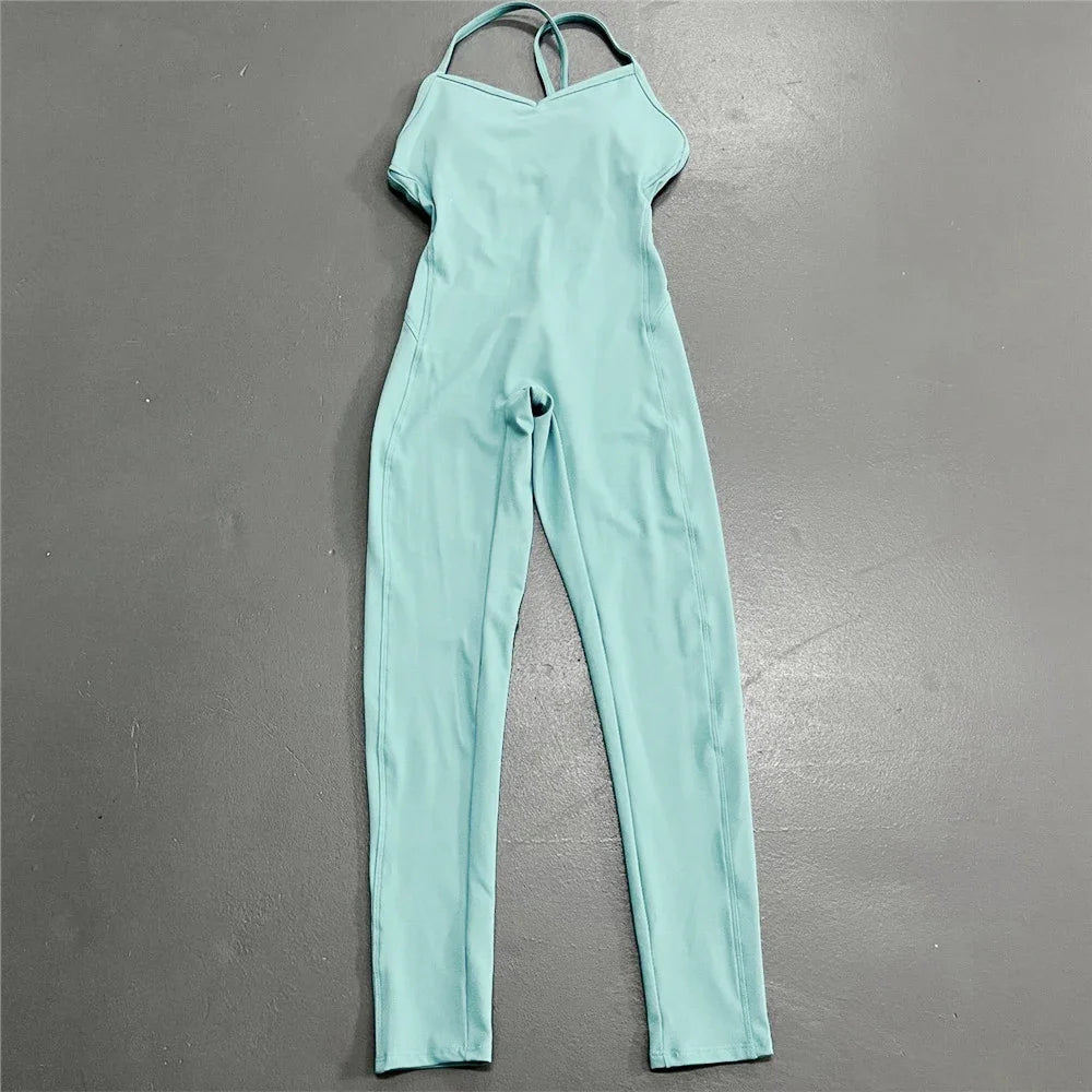 Athleisure Backless Bodysuit