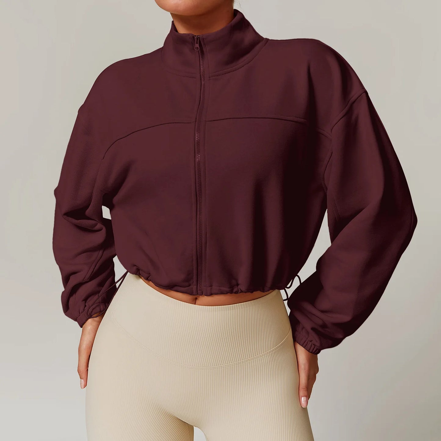 Alma Zipper and String Sweater
