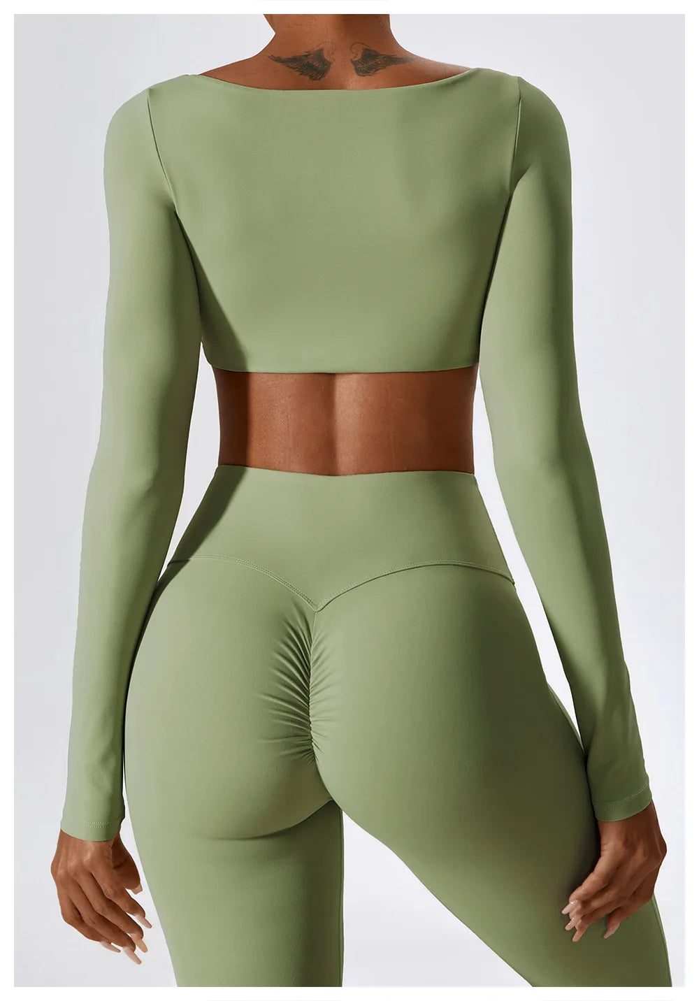 Cutesy Long Sleeve Crop Top