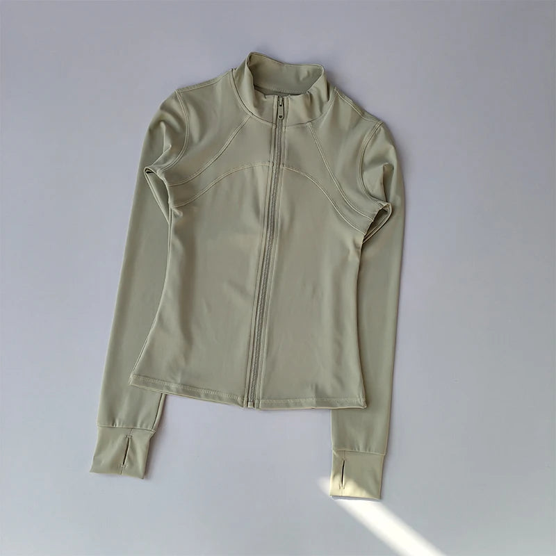 Solid High-end Collar, Windproof Long-Sleeved Jacket