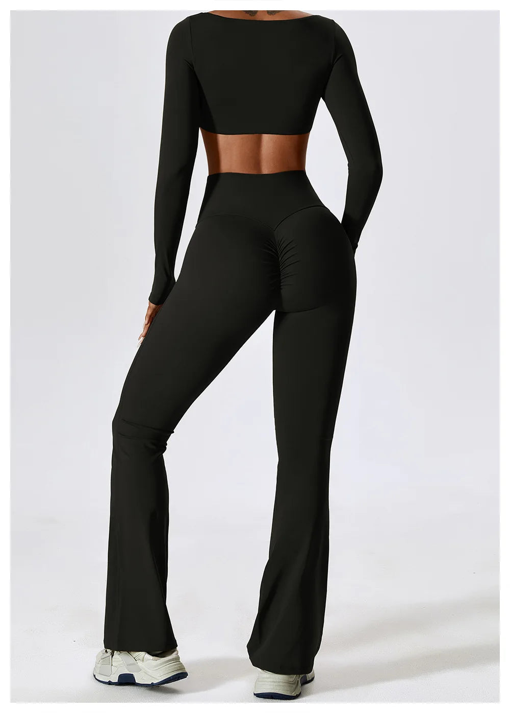 Cutesy Long Sleeve Crop Top