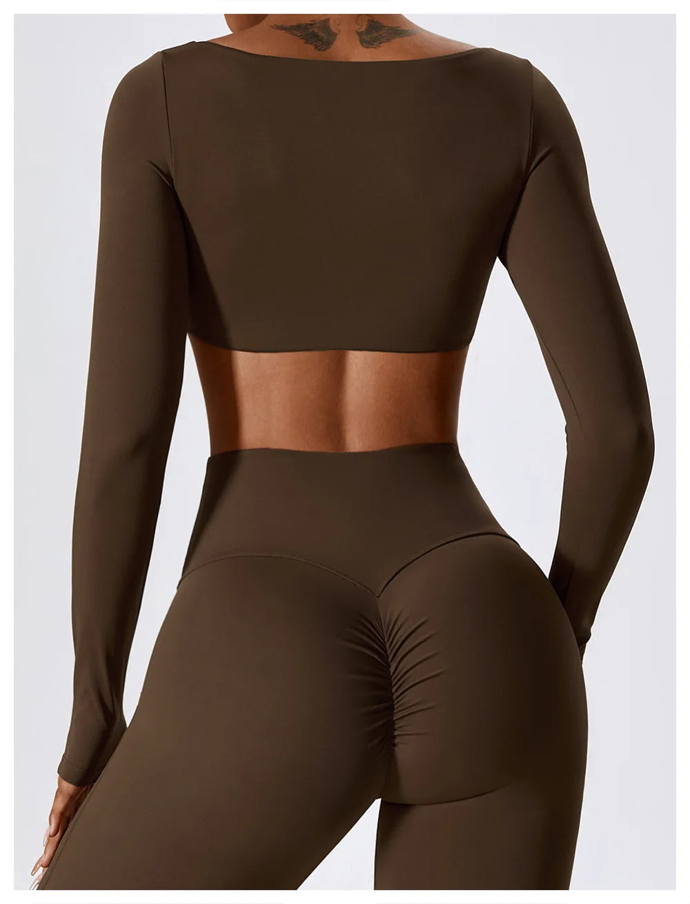 Cutesy Long Sleeve Crop Top