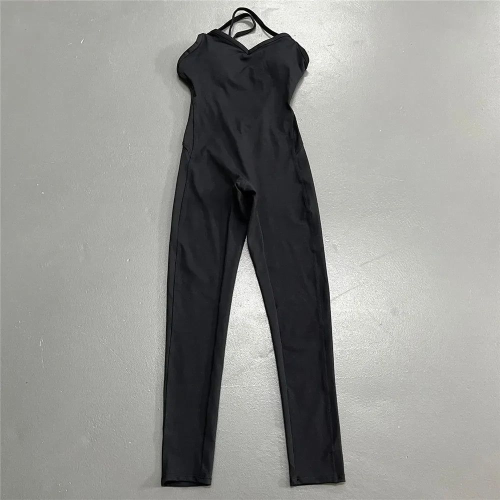 Athleisure Backless Bodysuit