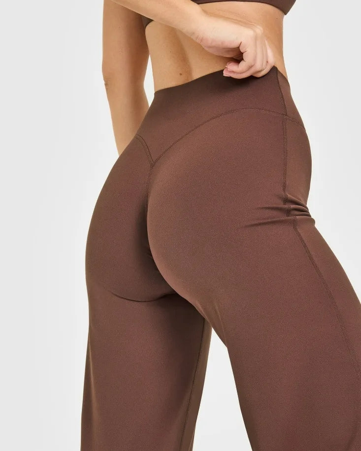 Straight-Leg Ultra Soft Butter Fabric. Mid-Waist Leggings