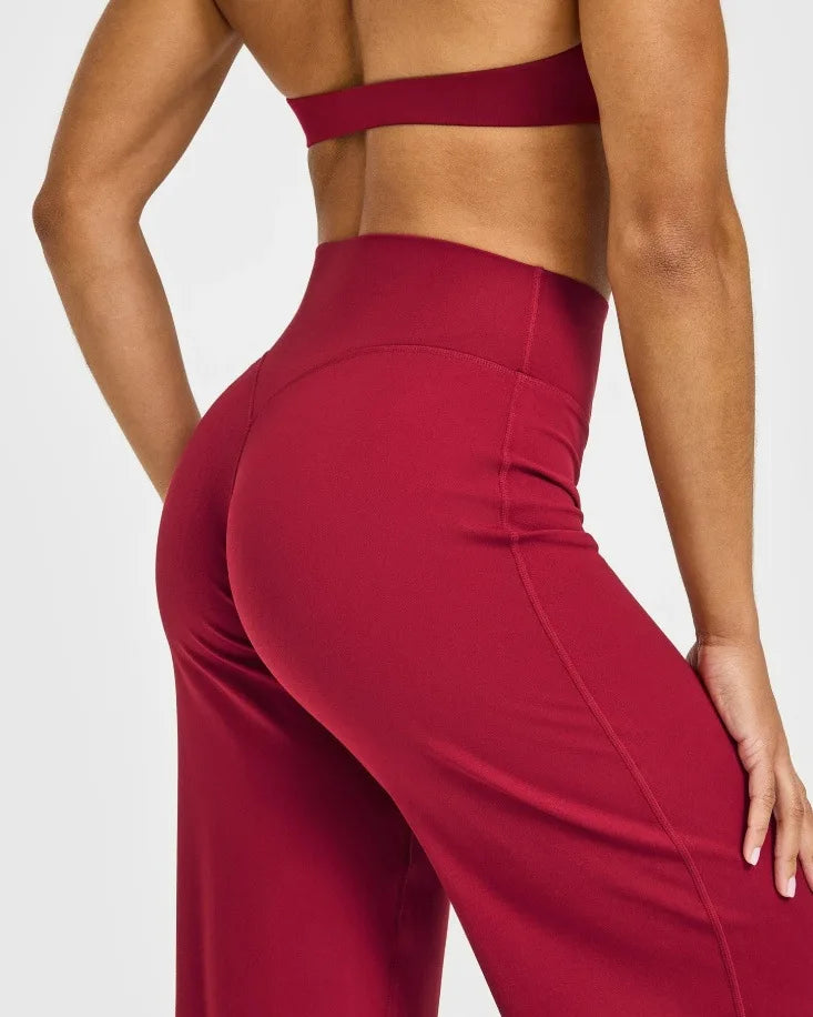 Straight-Leg Ultra Soft Butter Fabric. Mid-Waist Leggings