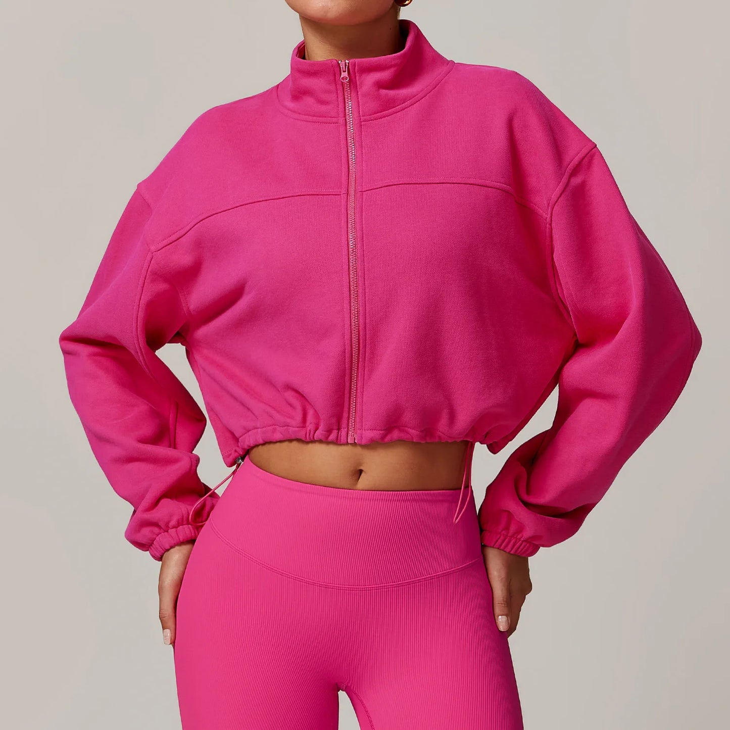Alma Zipper and String Sweater