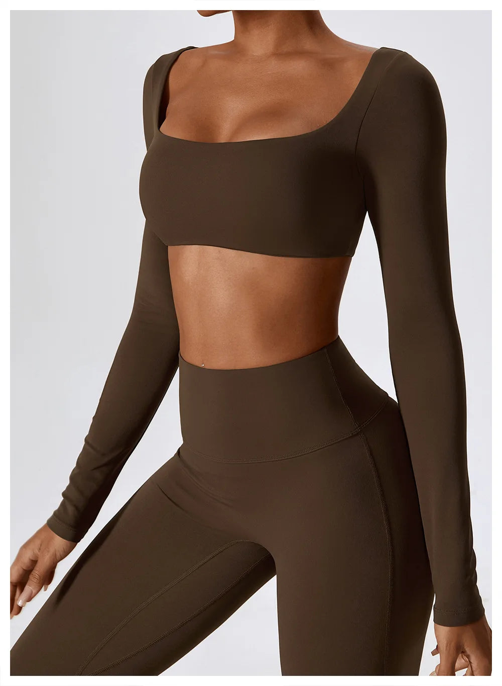 Cutesy Long Sleeve Crop Top