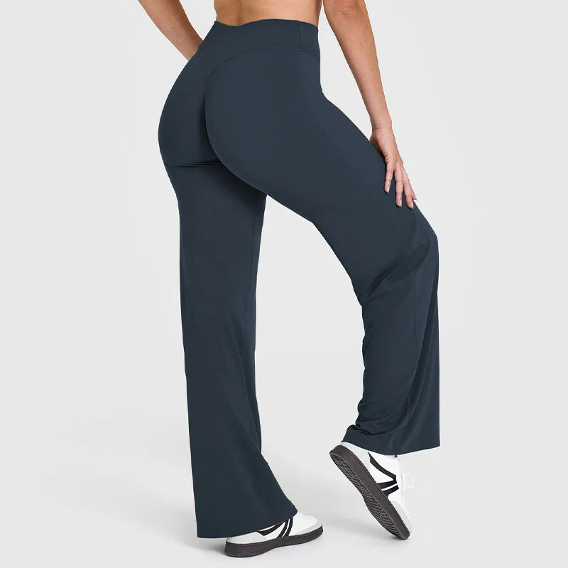 Straight-Leg Ultra Soft Butter Fabric. Mid-Waist Leggings