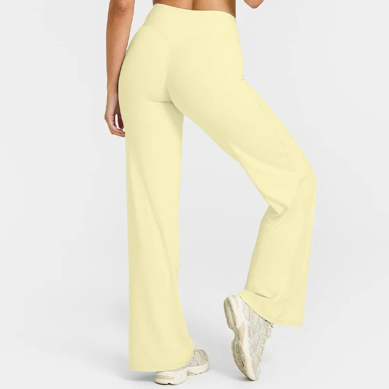 Straight-Leg Ultra Soft Butter Fabric. Mid-Waist Leggings