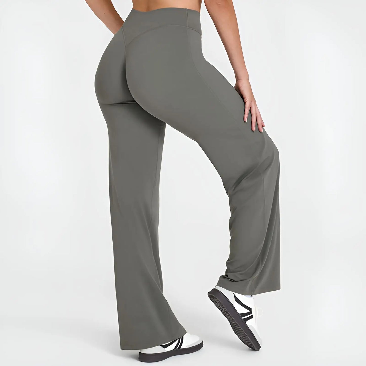Straight-Leg Ultra Soft Butter Fabric. Mid-Waist Leggings