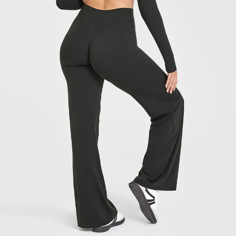 Straight-Leg Ultra Soft Butter Fabric. Mid-Waist Leggings